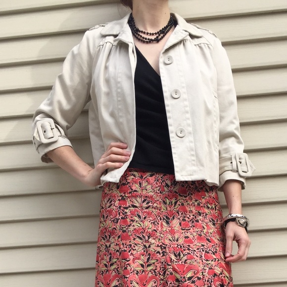 Cropped trench from Banana Republic
