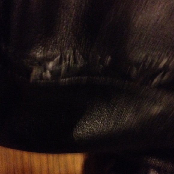 Black faux knee high boots. - Picture 4 of 4