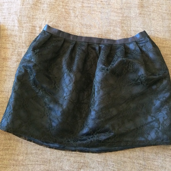 Black Lace Skirt - Picture 1 of 2