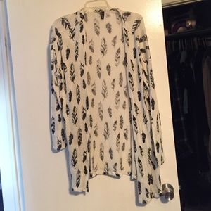 Feather cardigan
