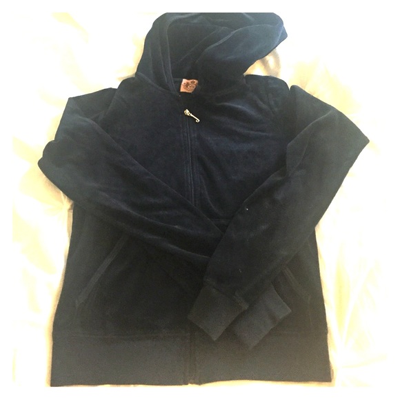 Navy Velour Jacket Juicy Couture!