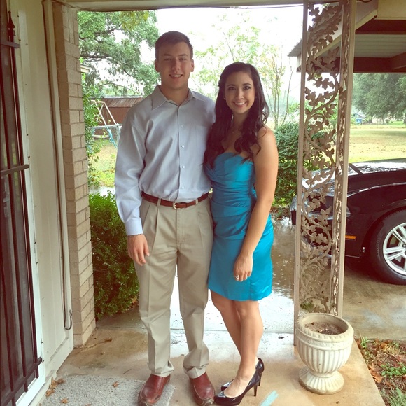 Turquoise dress
