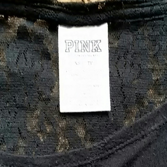 Vs pink back lace tee - Picture 4 of 4