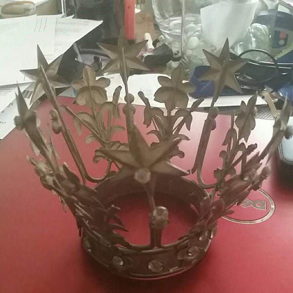 Santos crown, crown cake topper, star crown