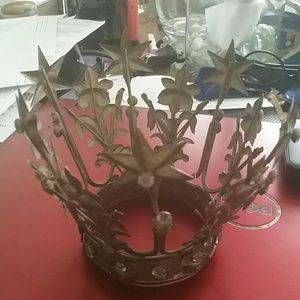 Santos crown, crown cake topper, star crown