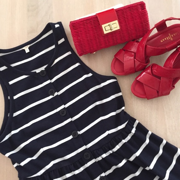 J. Crew Dresses & Skirts - 🎉HP🎉 J Crew Sailor Tank Dress
