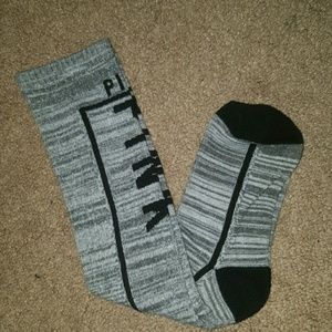 VS Pink knee high socks