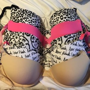 Victoria's Secret PINK bras