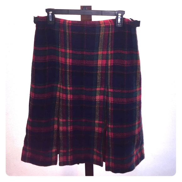 Vintage plaid skirt