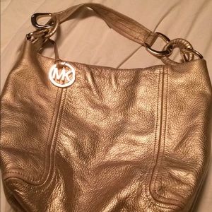 Micheal Kors Gold Purse