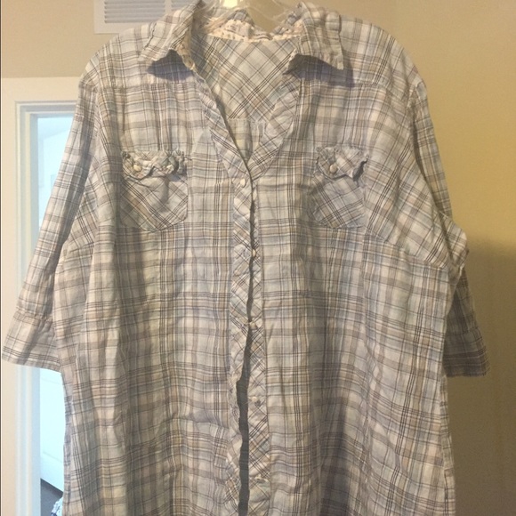 Maurice's Western Button Down Shirt 3X