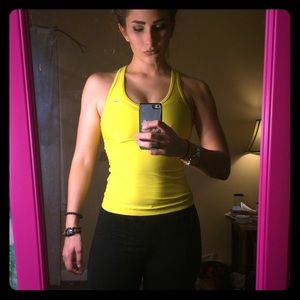 Yellow Nike Tank Top