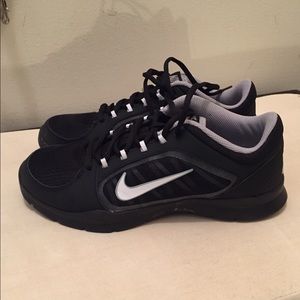 Black Woman's Nike Training Shoes. Size 7.5
