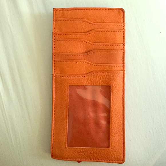 Orange wallet