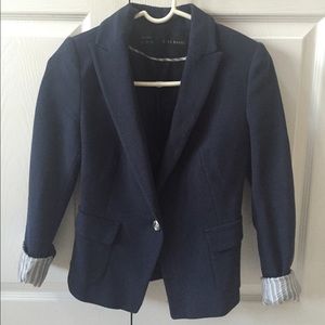 Zara Dark Blue Blazer