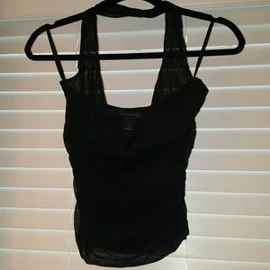 The limited Black Halter size S w/ beading detail