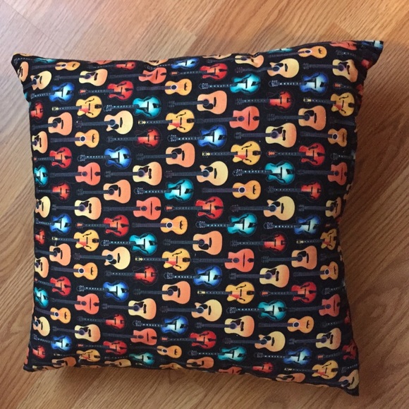 Homemade guitar pillow