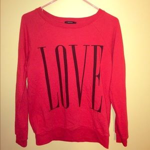 "LOVE" Crew neck sweatshirt