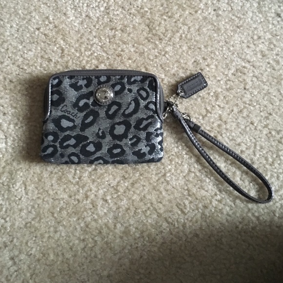 Coach Handbags - Coach Limited Edition Animal Print Wristlet