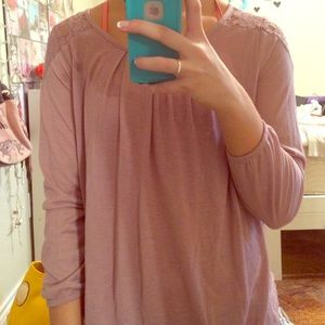 American Eagle blush pink shirt