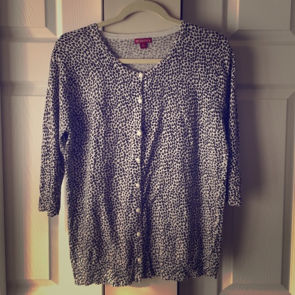Merona Sweaters - Merona Leopard Cardigan
