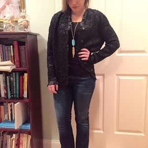 SALE SALE SALE! Black thin jacket/blouse