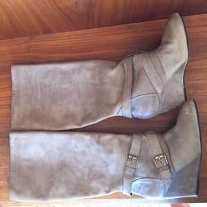 Steven by Steve Madden gray knee high boots