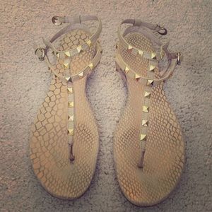 GUESS studded sandals