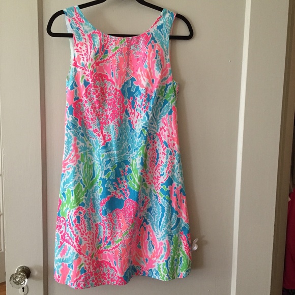 Lilly Pulitzer let's cha cha shift dress sz 6