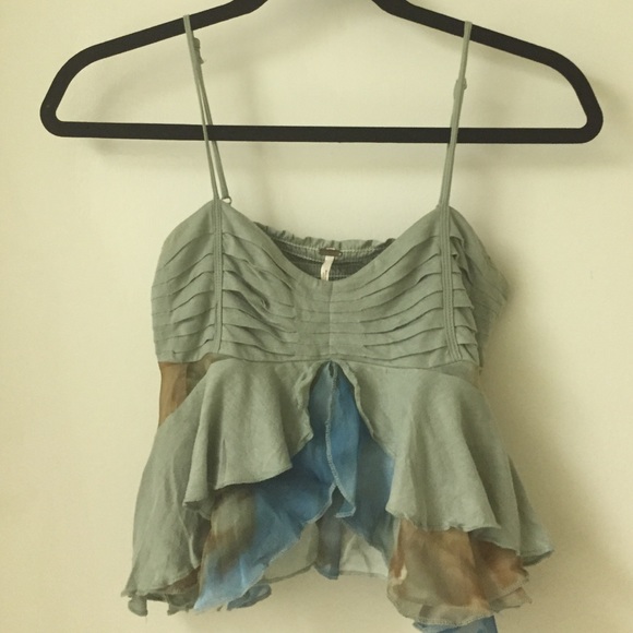 Free People flowy crop top - Picture 1 of 3