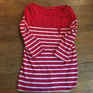 3/4 sleeve striped Elle shirt