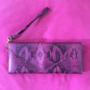 Marc by Marc Jacobs pink snakeskin wallet!