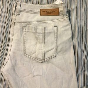 Gray Skinny Burrberry Jeans