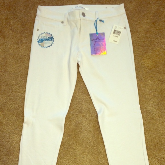 NWT white jeggings