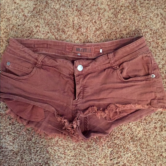 Brandy Melville Burnt Red Shorts