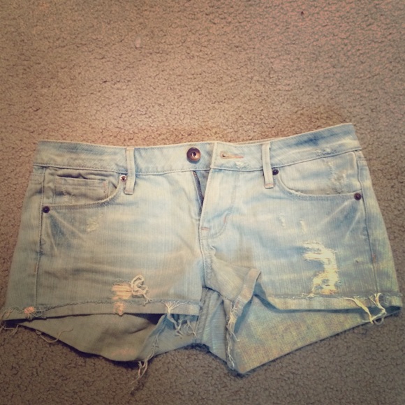 Light Jean bullhead shorts
