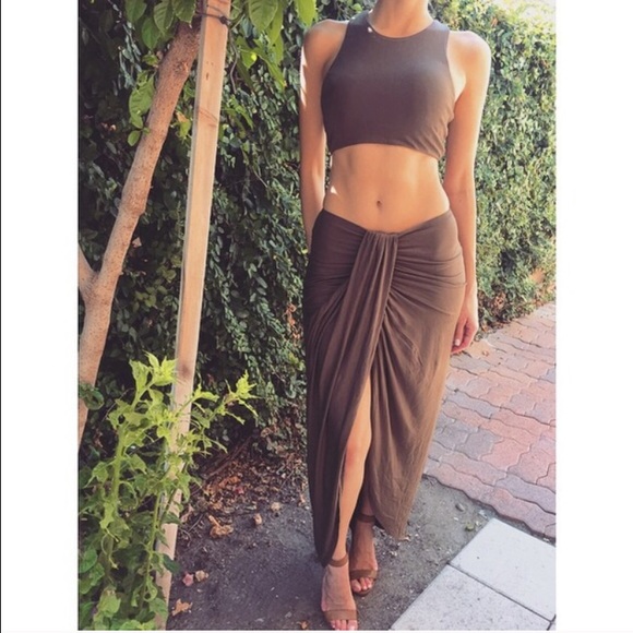 Army green Two Piece set