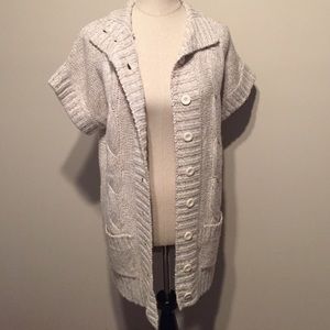 long sleeveless sweater