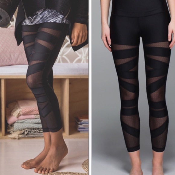 Lululemon High Times Mesh Pant - Snakeskin (RARE!)