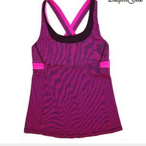 Lululemon run stuff your bra tank