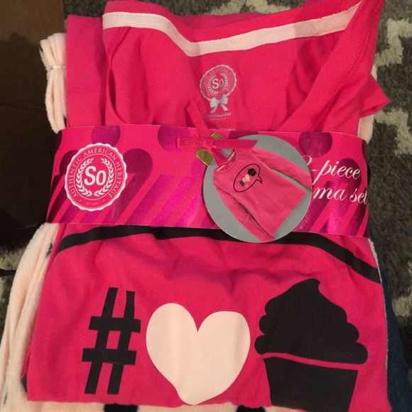 Pajama pj set. Size L fleece bottoms NWT