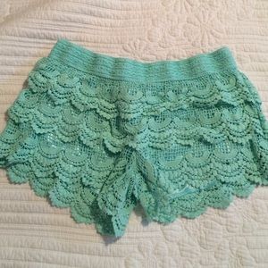 Lace shorts