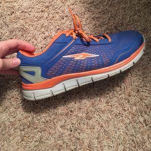 Blue/Orange Sneakers