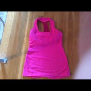 Lululemon scoop neck tank with built in bra