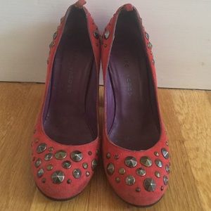 Marc Jacobs Coral Studded Heels