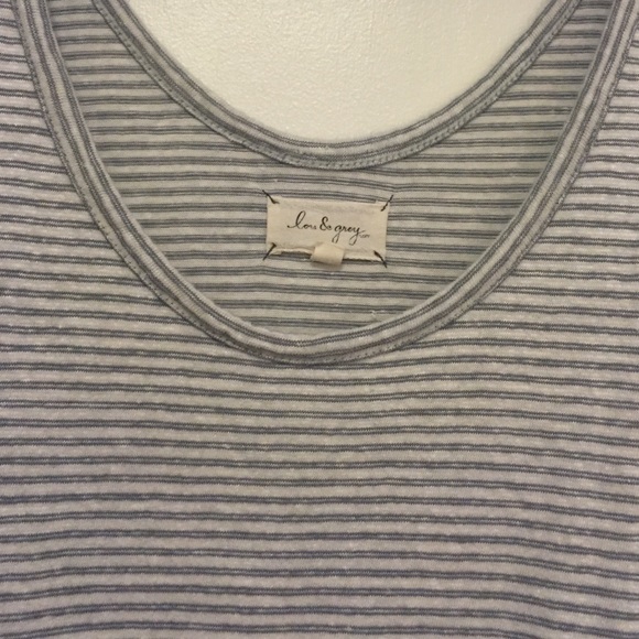 lou and grey striped cotton dress