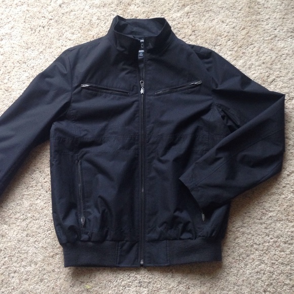 Mens black sport coat utility jacket - Picture 1 of 3