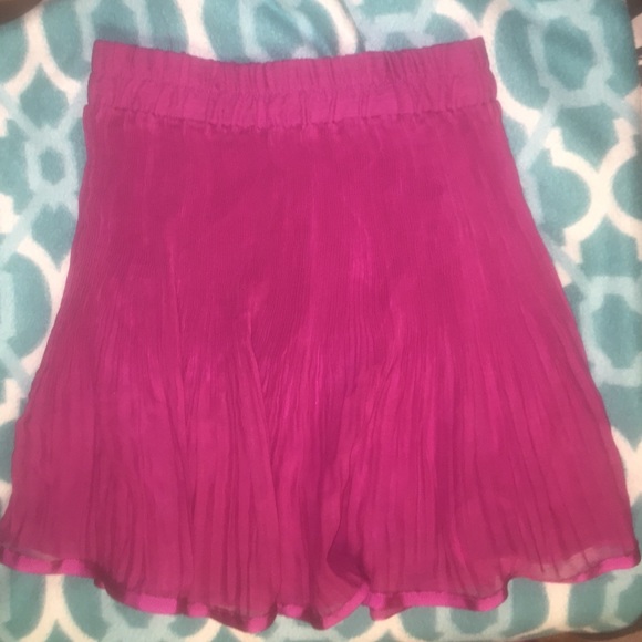 Fuchsia skirt