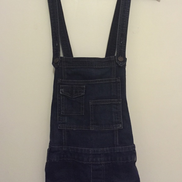 free people denim overalls