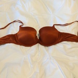 Burnt orange Victoria's Secret Balconet bra